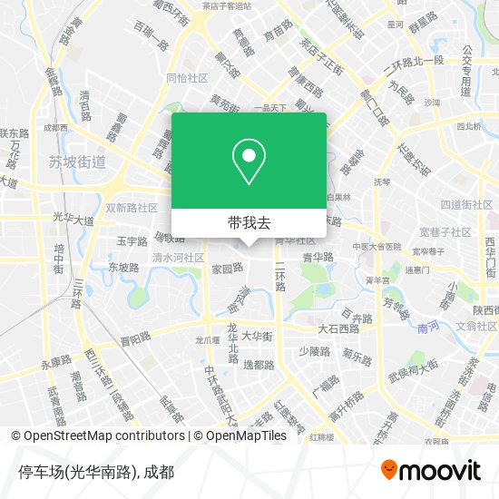 停车场(光华南路)地图