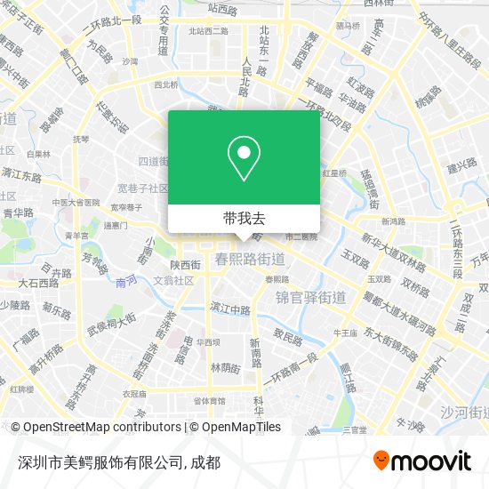 深圳市美鳄服饰有限公司地图