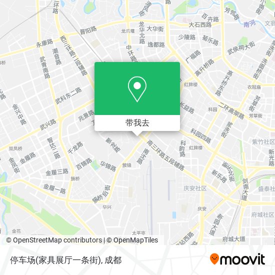 停车场(家具展厅一条街)地图