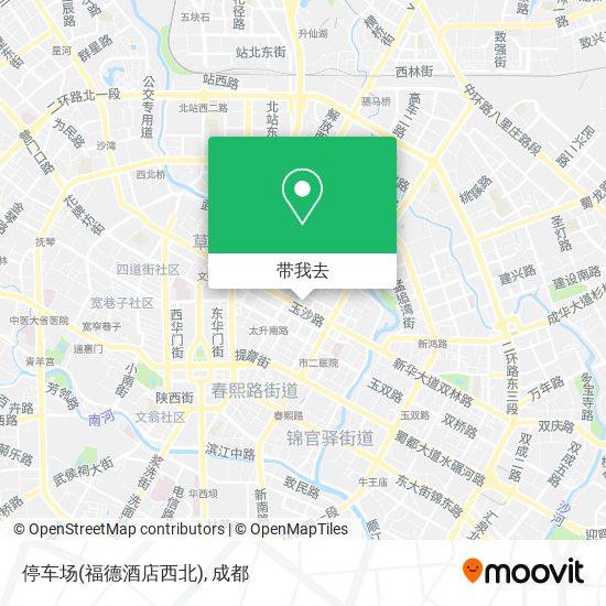 停车场(福德酒店西北)地图