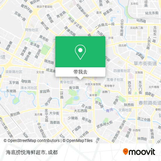 海底捞悦海鲜超市地图