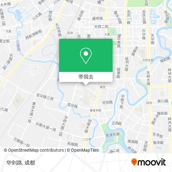 华剑路地图