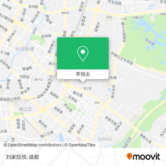 刘家院坝地图