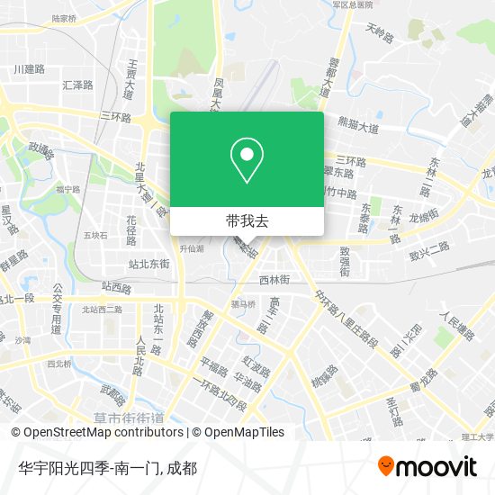 华宇阳光四季-南一门地图