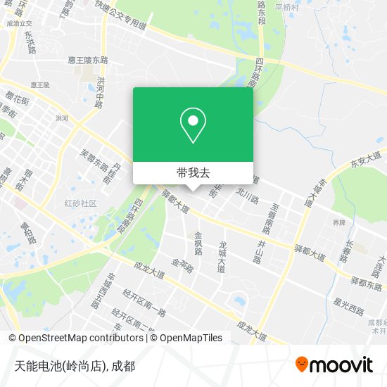 天能电池(岭尚店)地图