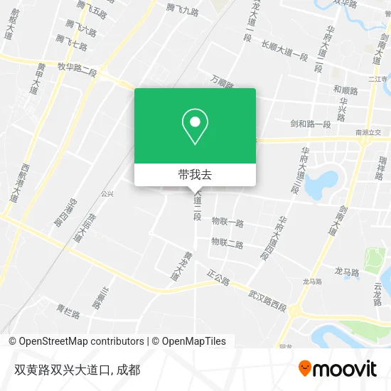 双黄路双兴大道口地图