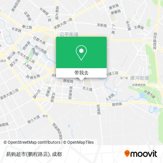 易购超市(鹏程路店)地图