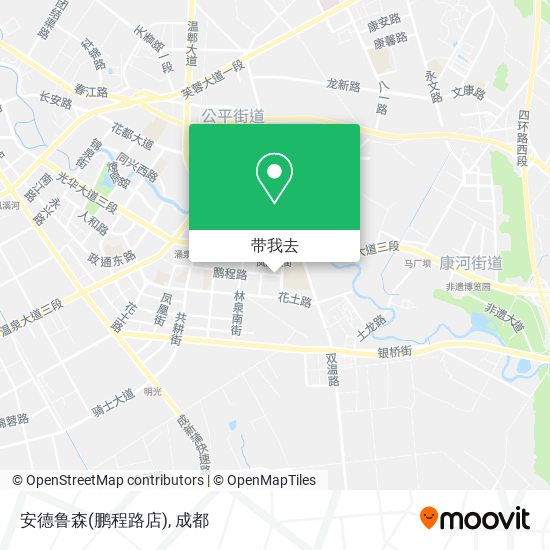 安德鲁森(鹏程路店)地图