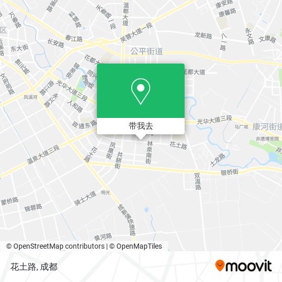 花土路地图