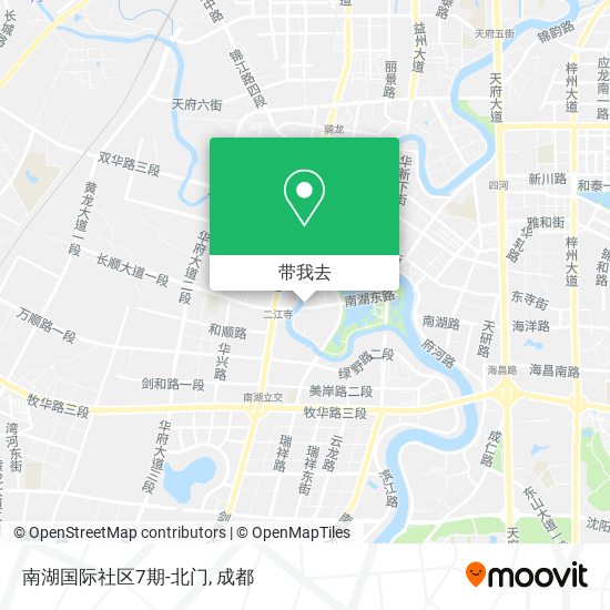南湖国际社区7期-北门地图