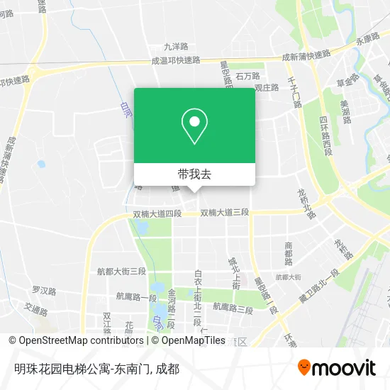 明珠花园电梯公寓-东南门地图