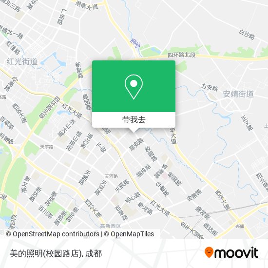 美的照明(校园路店)地图