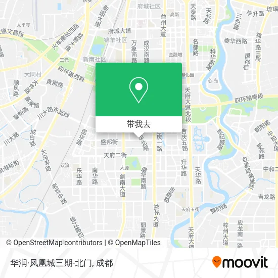 华润·凤凰城三期-北门地图