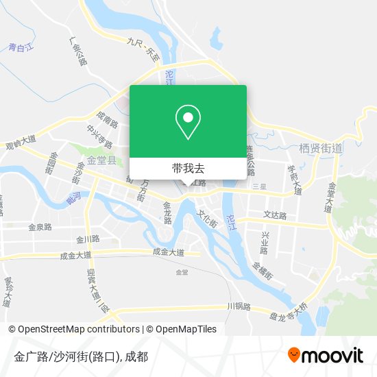 金广路/沙河街(路口)地图