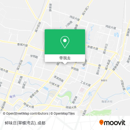 鲜味庄(翠蝶湾店)地图