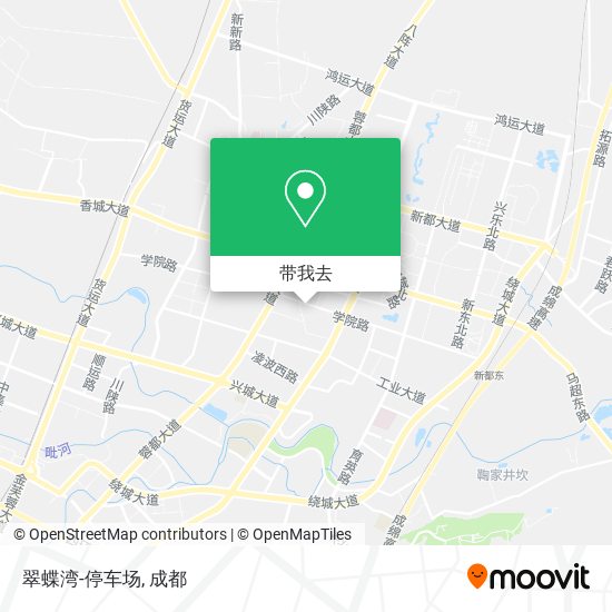 翠蝶湾-停车场地图