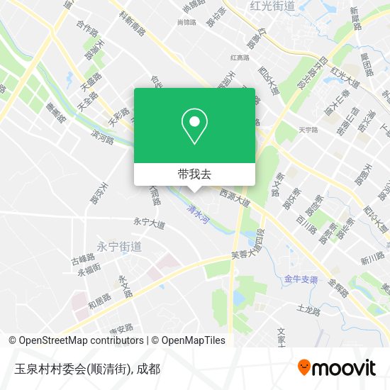 玉泉村村委会(顺清街)地图