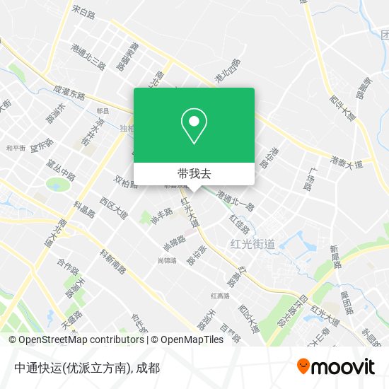 中通快运(优派立方南)地图