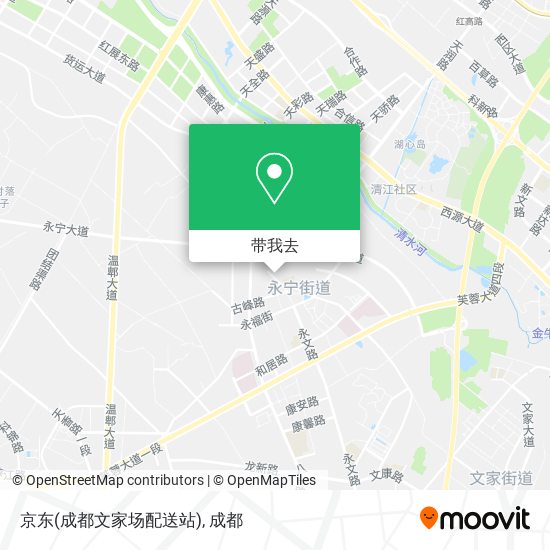 京东(成都文家场配送站)地图