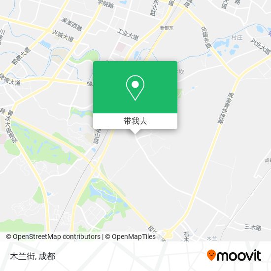 木兰街地图