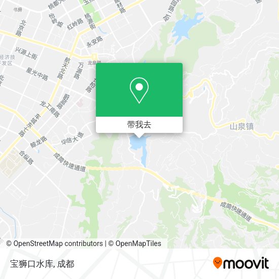 宝狮口水库地图