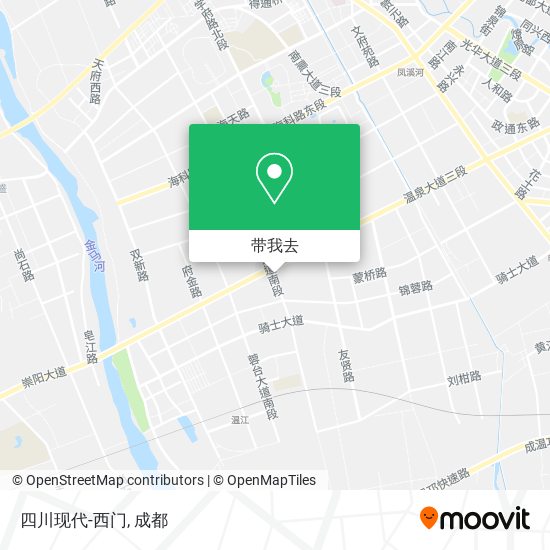 四川现代-西门地图