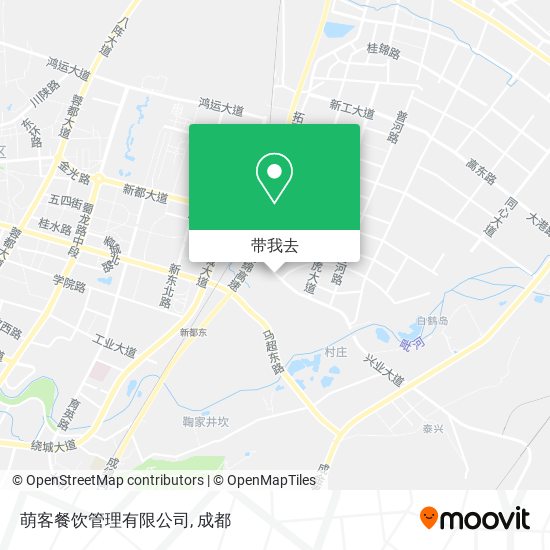 萌客餐饮管理有限公司地图