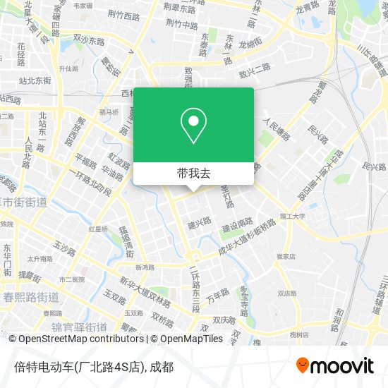 倍特电动车(厂北路4S店)地图
