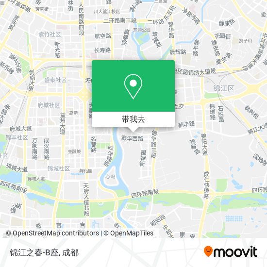 锦江之春-B座地图