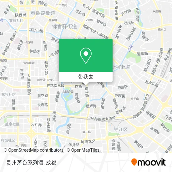 贵州茅台系列酒地图
