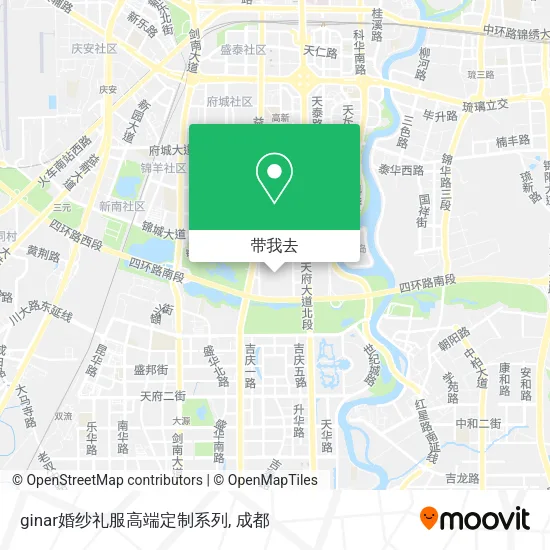 ginar婚纱礼服高端定制系列地图