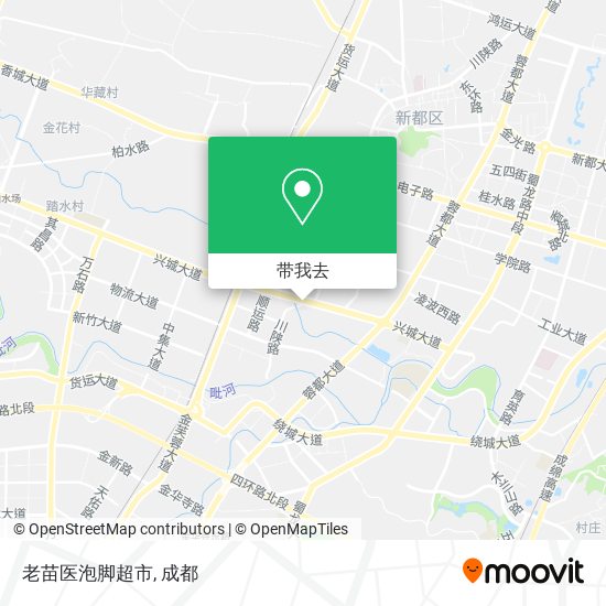 老苗医泡脚超市地图