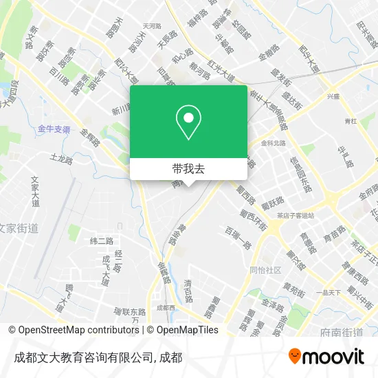 成都文大教育咨询有限公司地图