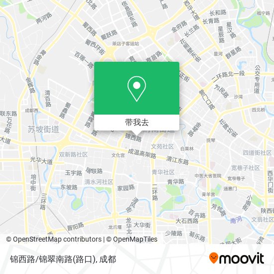 锦西路/锦翠南路(路口)地图