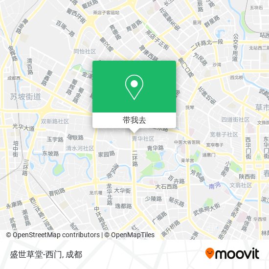 盛世草堂-西门地图