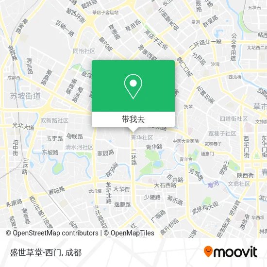 盛世草堂-西门地图