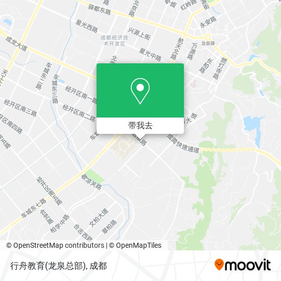 行舟教育(龙泉总部)地图