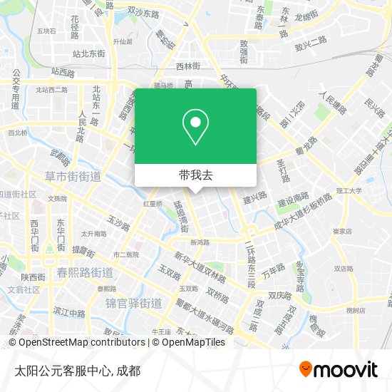 太阳公元客服中心地图
