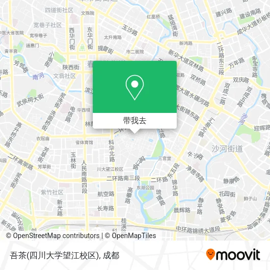 吾茶(四川大学望江校区)地图