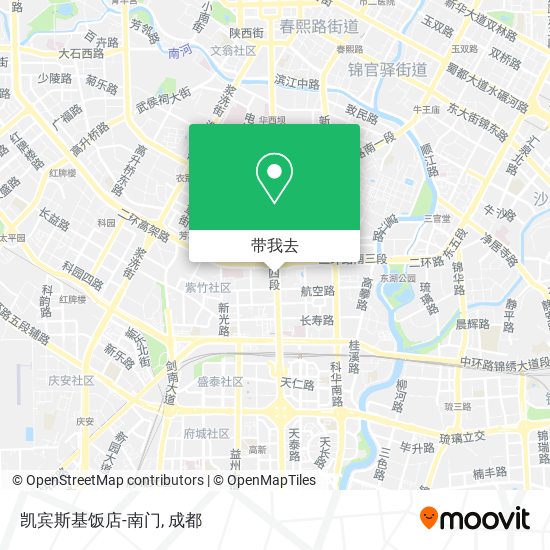 凯宾斯基饭店-南门地图