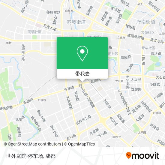 世外庭院-停车场地图