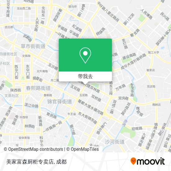 美家富森厨柜专卖店地图