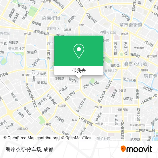 香岸茶府-停车场地图