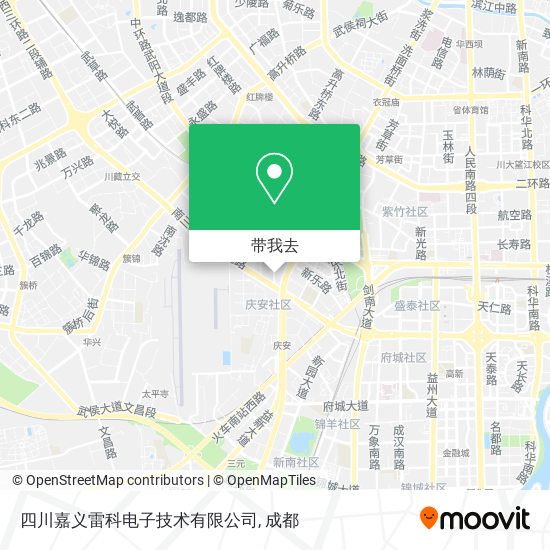 四川嘉义雷科电子技术有限公司地图
