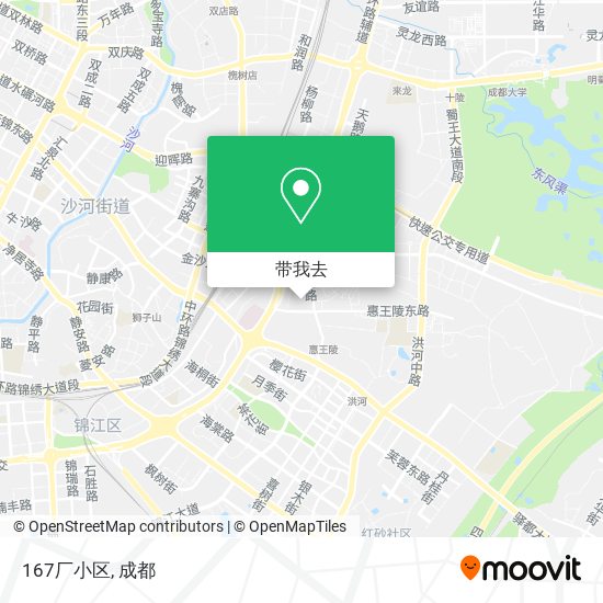 167厂小区地图