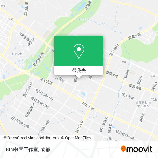 BIN刺青工作室地图