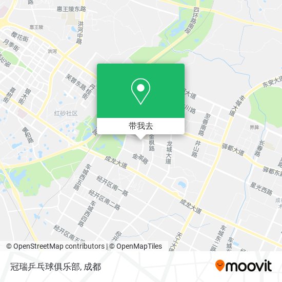 冠瑞乒乓球俱乐部地图