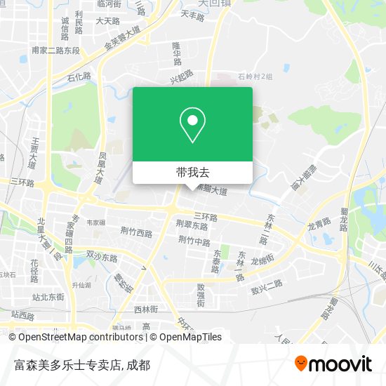 富森美多乐士专卖店地图