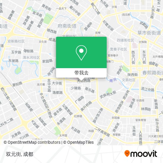 双元街地图