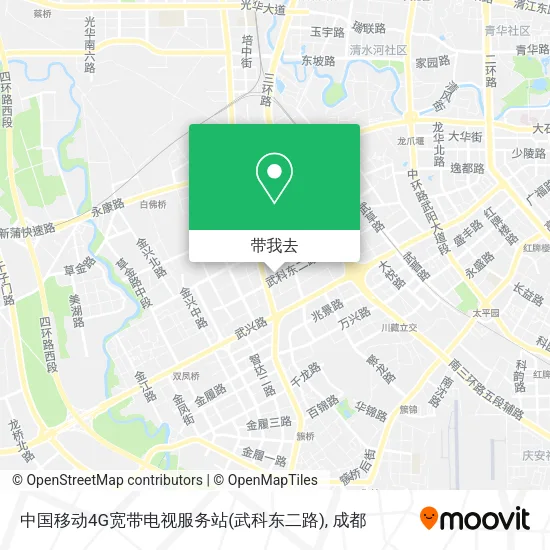 中国移动4G宽带电视服务站(武科东二路)地图